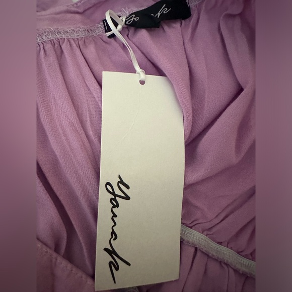 YANA K SERAPHINA MINI DRESS - LILAC SIZE SMALL - Picture 10 of 11